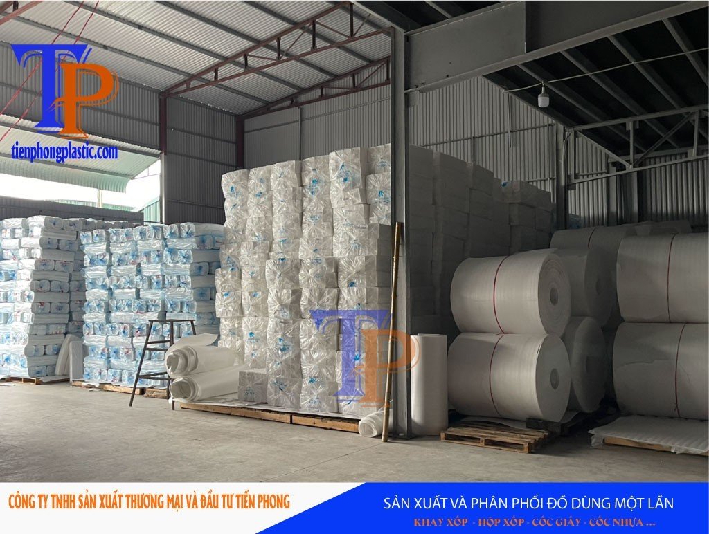 Xưởng sản xuất khay xốp công ty nhựa Tiến Phong