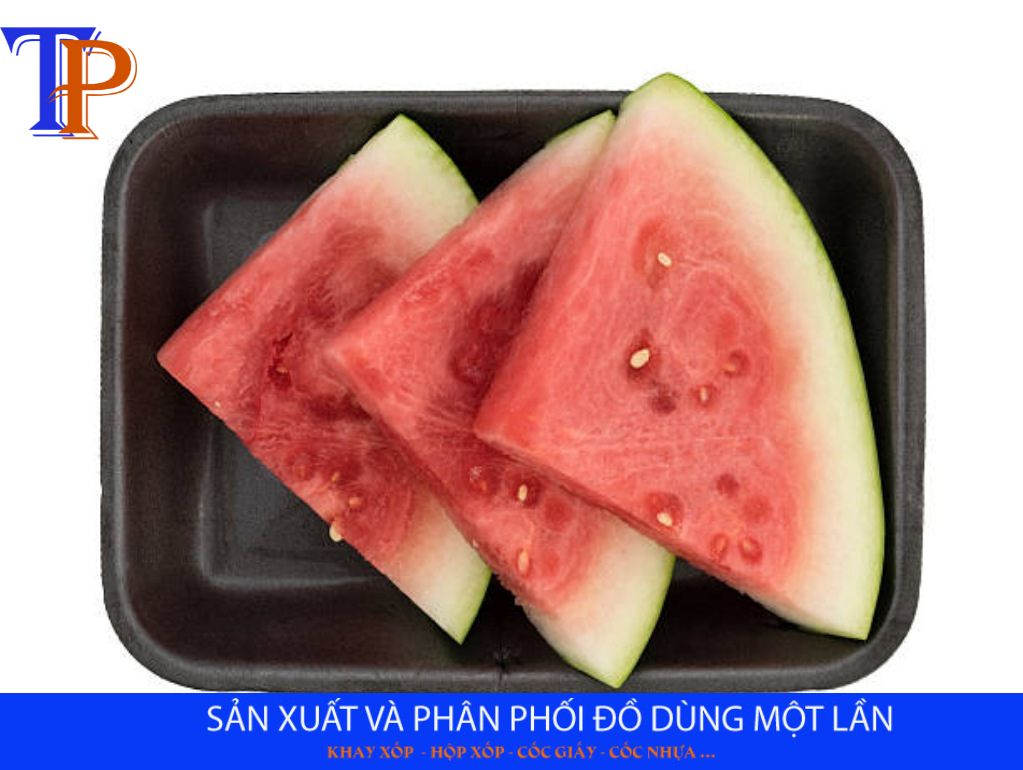 Khay xốp đựng trái cây cắt sẵn