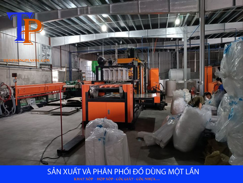 Sản xuất khay xốp