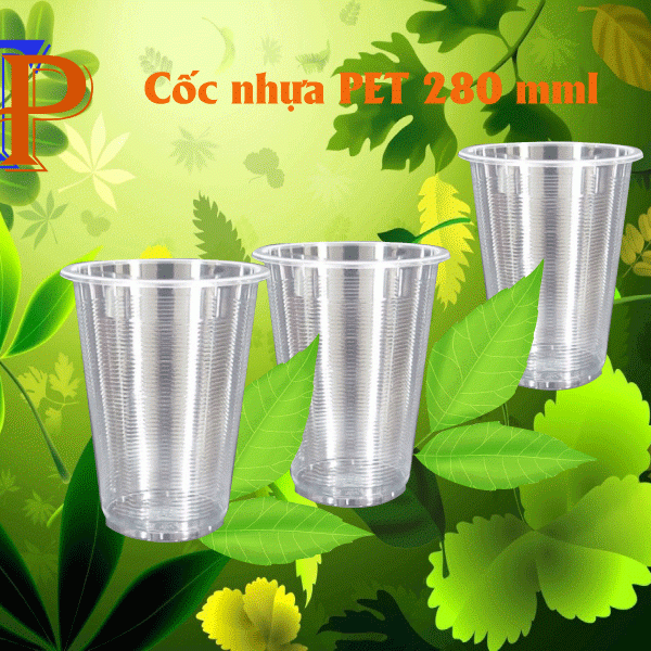 CỐC NHỰA PET 280 mml CỐC NHỰA PET 280 mml