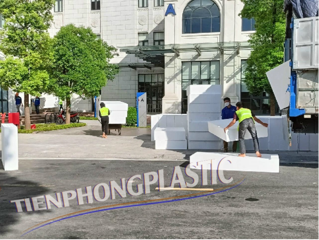 Tấm xốp EPS tại quận Long Biên giao hàng tận nơi