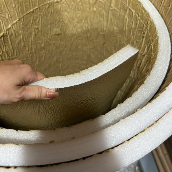 XỐP PE MẶT BẠC CÓ KEO DÁN