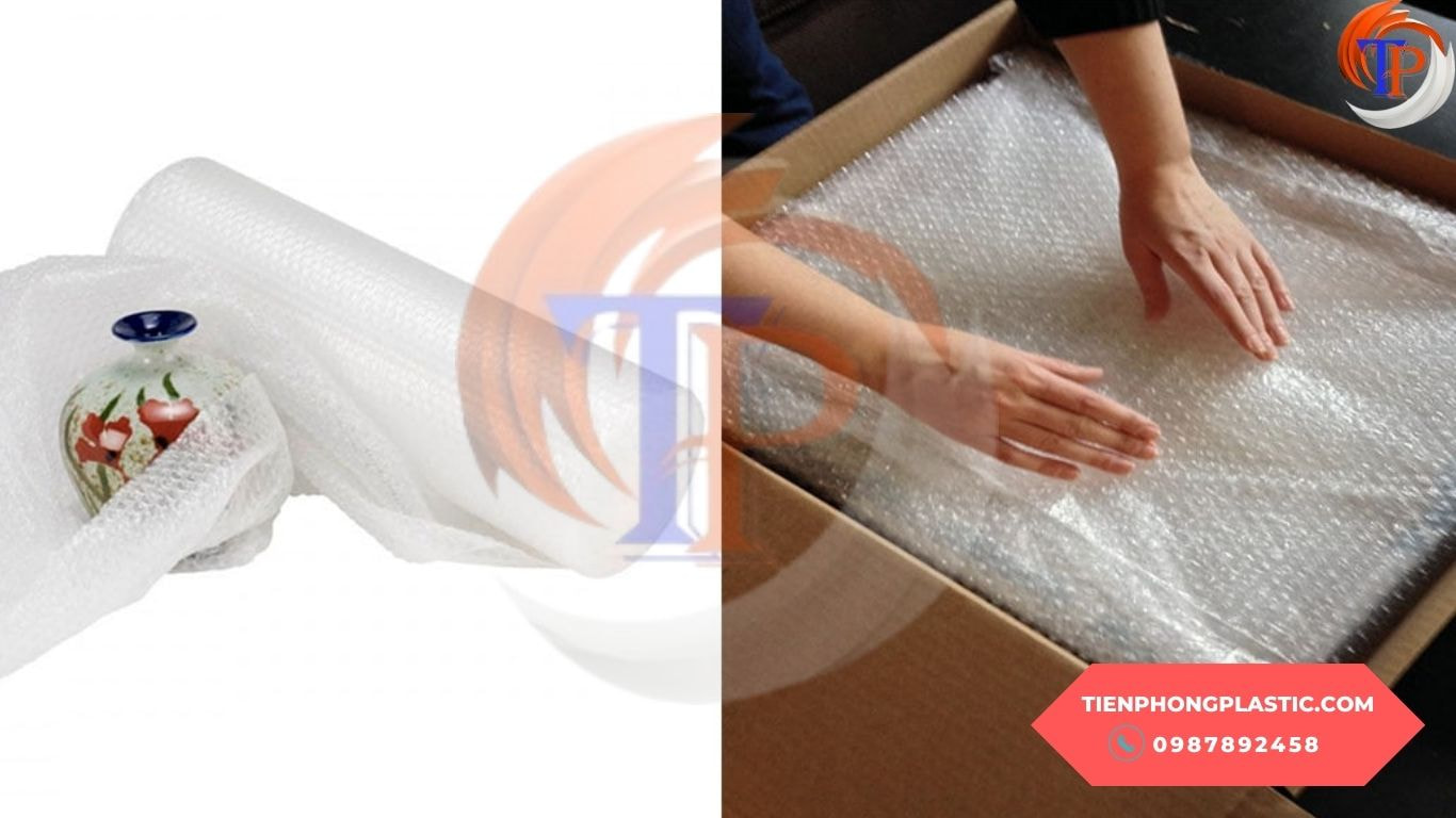 Sử dụng xốp hơi bọc hàng trong đóng gói và vận chuyển