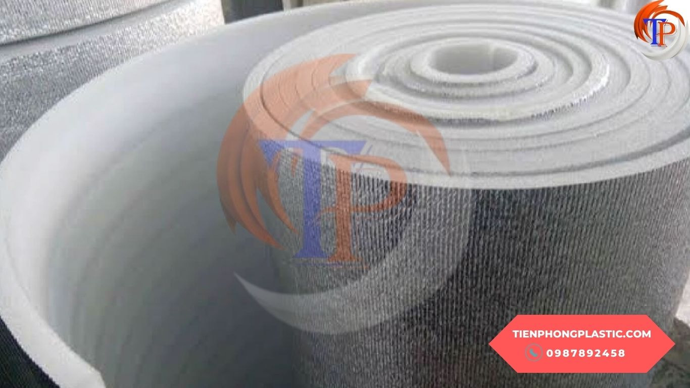 Xốp pe foam mặt bạc