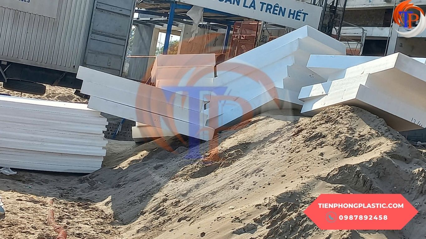 Tấm xốp dày 15cm, vật liệu cách nhiệt, cách âm hiệu quả