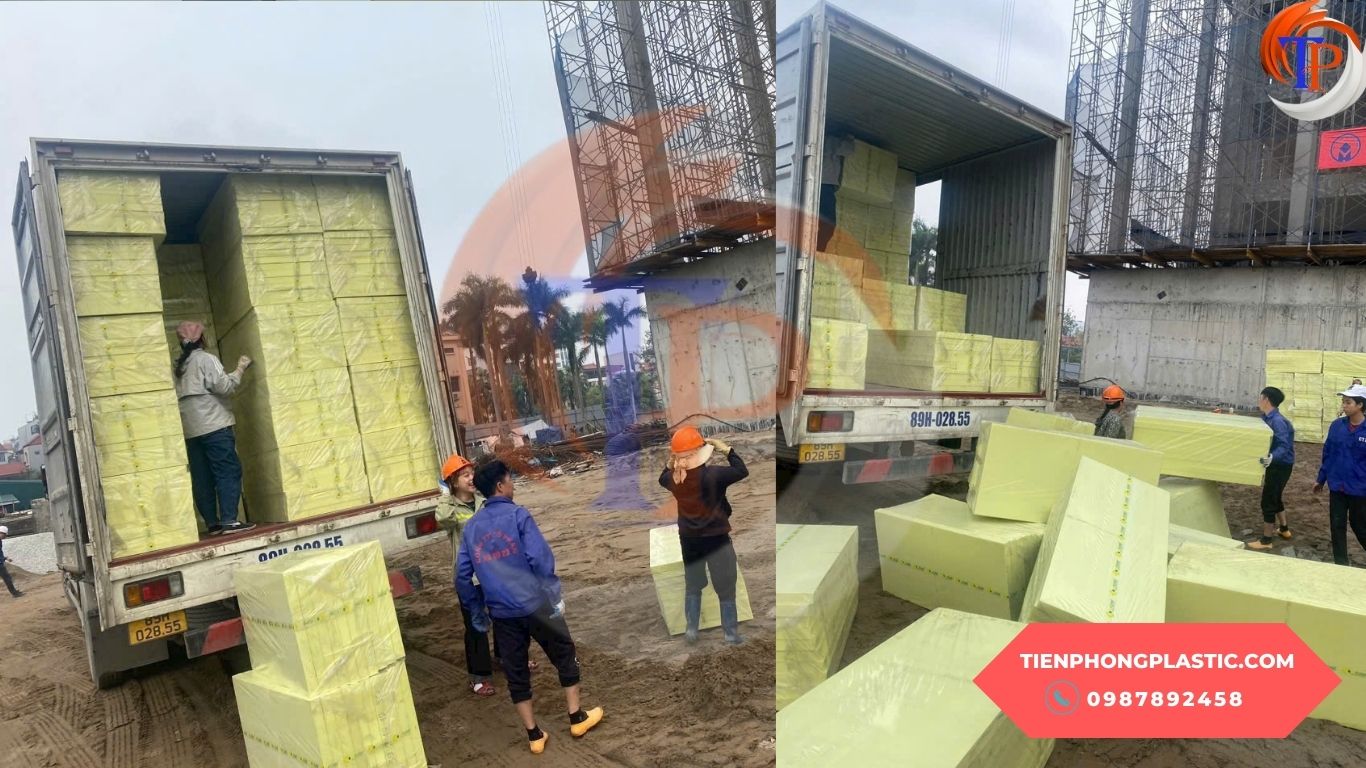Mua xốp XPS tại Tiến Phong Plastic đảm bảo chất lượng và tiến độ vận chuyển