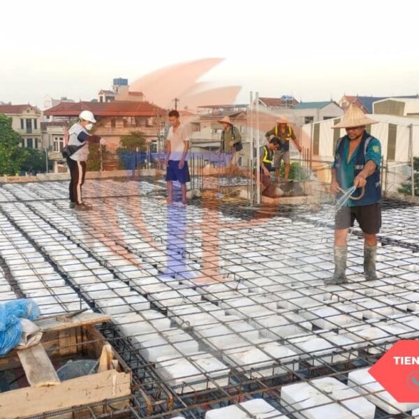 Cấu tạo sàn phẳng xốp ACIF (bê tông – thép – xốp – cốp pha)