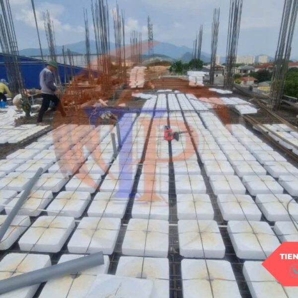 Quy trình thi công sàn phẳng xốp ACIF chuẩn kỹ thuật