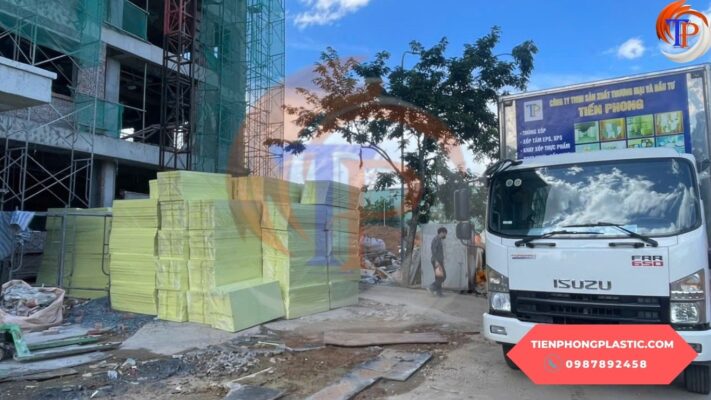 Xốp XPS dày 5cm (50mm) cách nhiệt, tôn nền chịu lực đỉnh cao